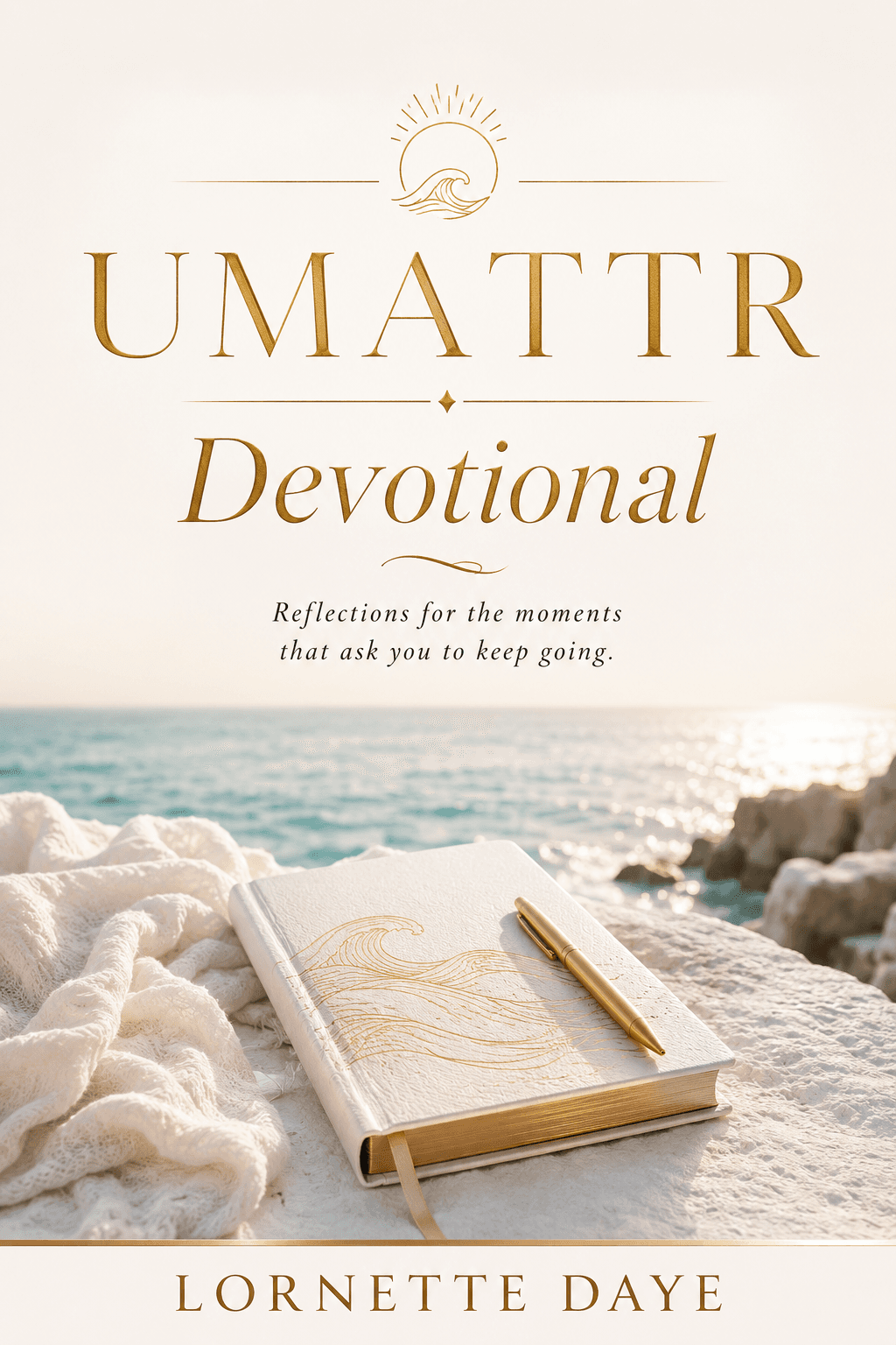 UMATTR Devotional book cover artwork by Lornette Daye.