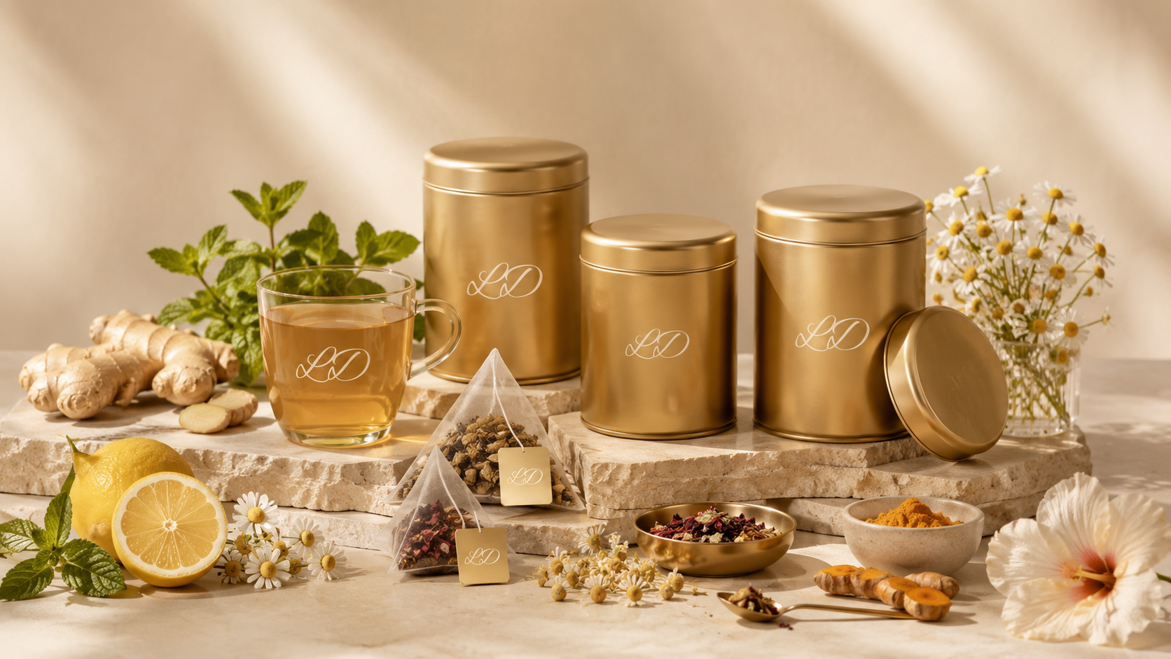 UMATTR Wellness Herbal Tea Trio & Infusion Set