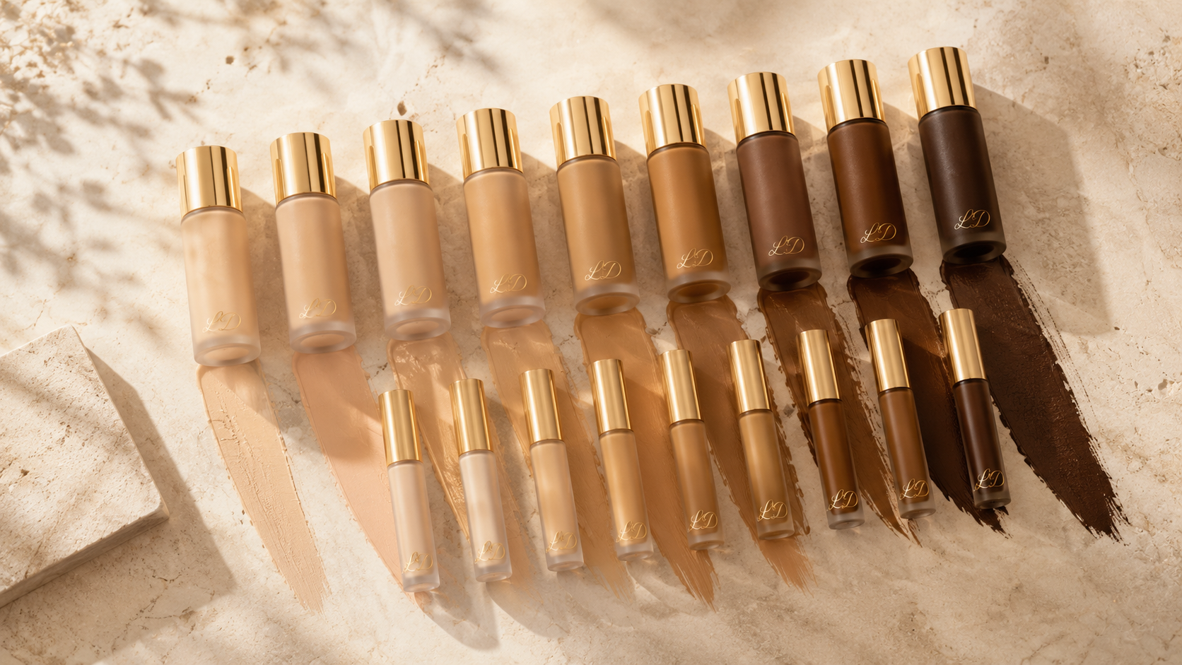 UMATTR Glow 18-Shade Foundation & Concealer Spectrum