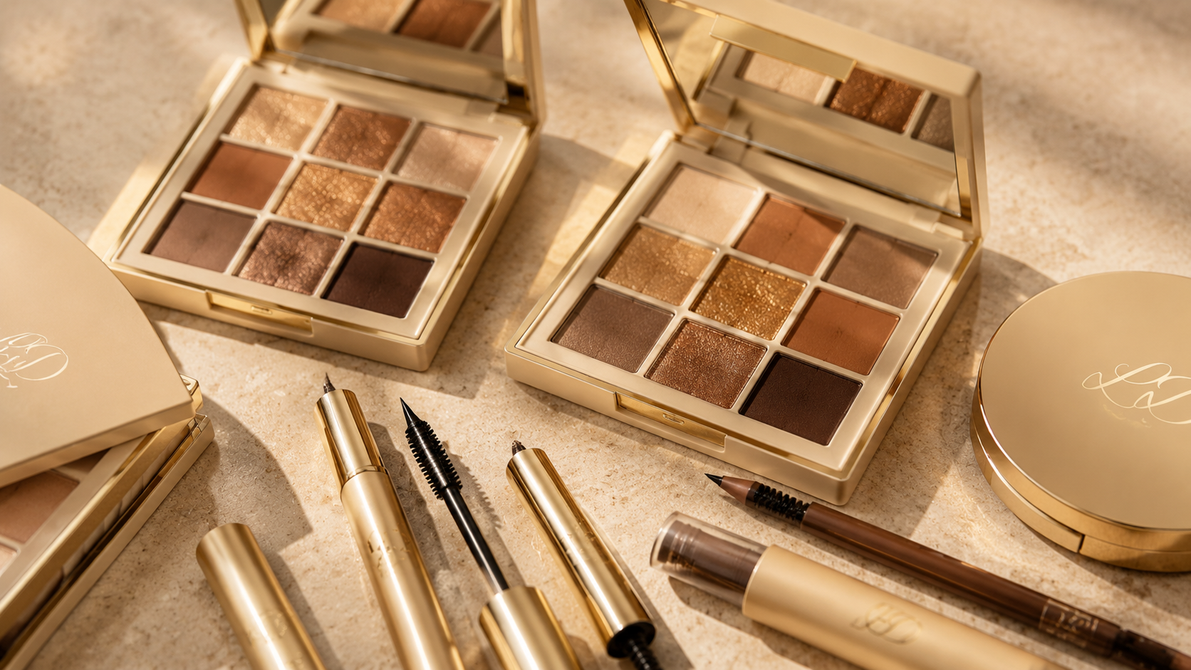 UMATTR Glow 9-Pan Neutral Eyeshadow Palette & Brow Suite