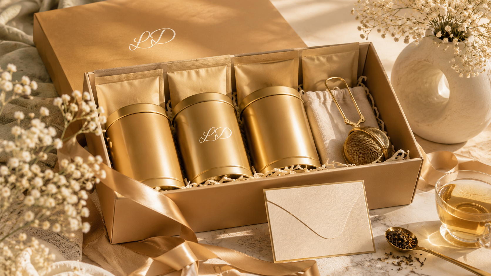 UMATTR Connoisseur Tea Gift Box Suite